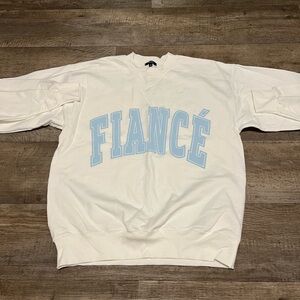 The Bar “fiancé” pullover sweatshirt